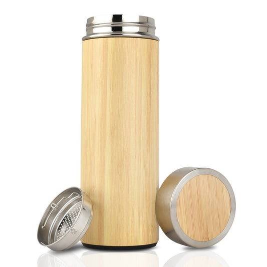 Bamboo Made Vacuum Flask