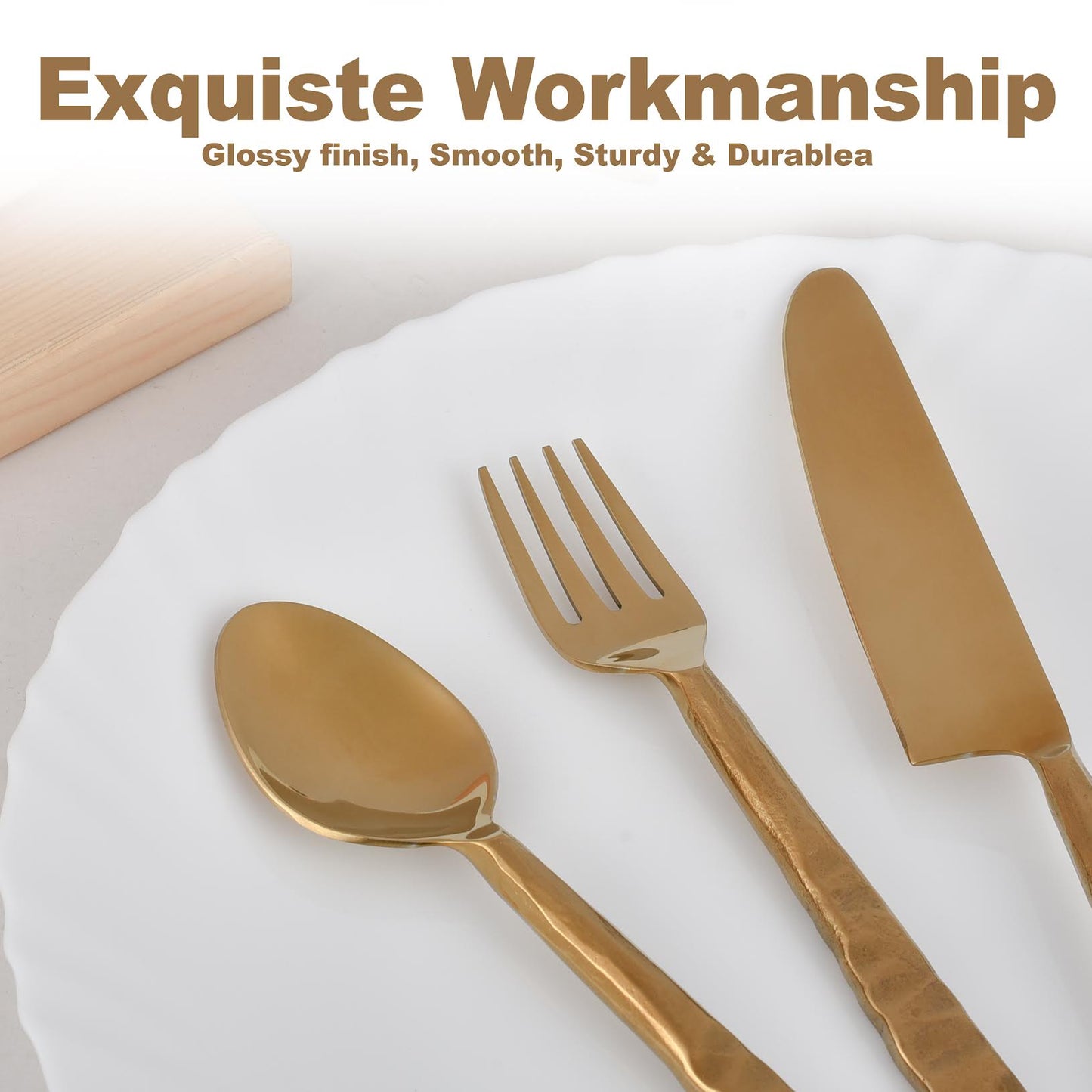 5 Piece Premium Stainless Steel Cutlery Set with Velvet Box