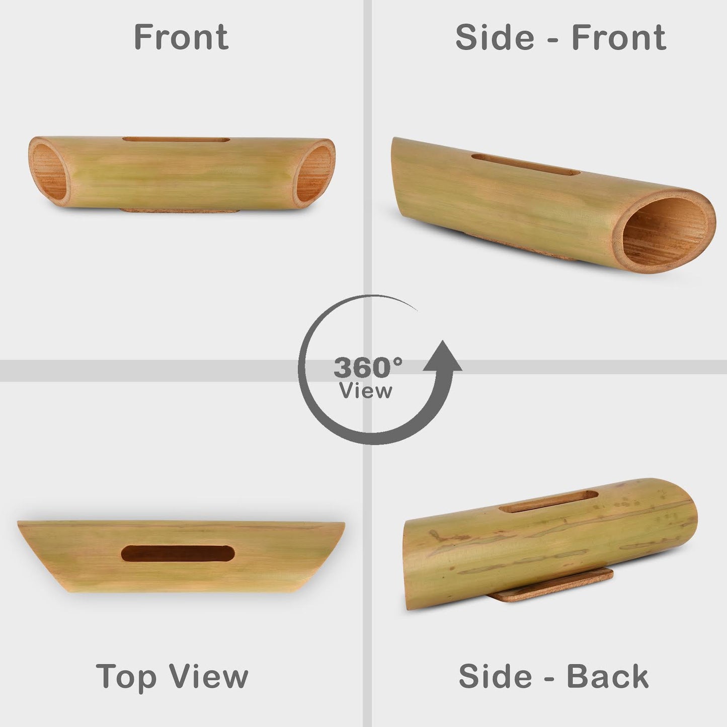 Naturecrafted Bamboo Made Mobile Holder (Stand) with Natural Acoustic Enhance Sound